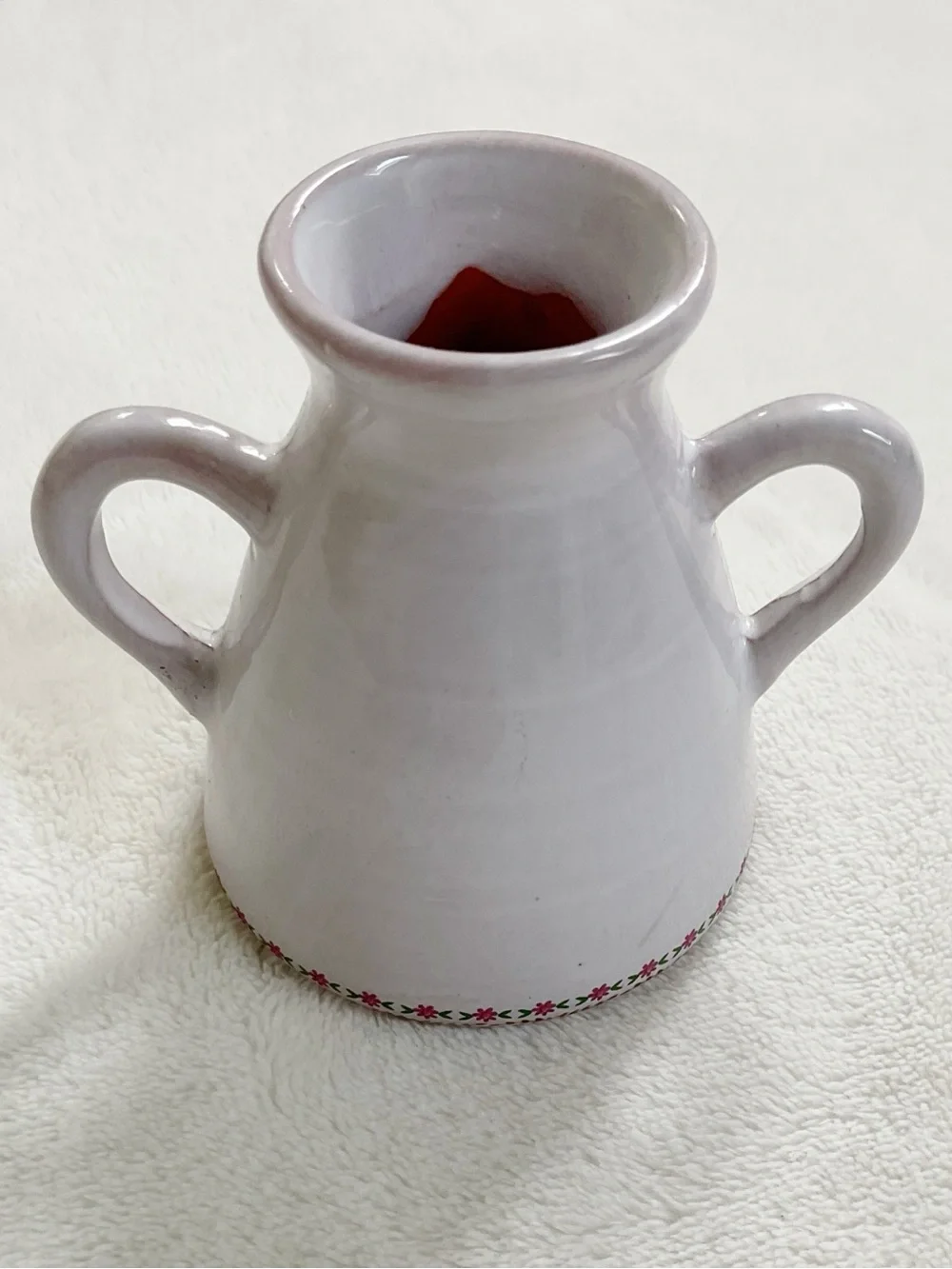 Natural Life Artisan Bud Vase You Make the World a Better Place Double Handle